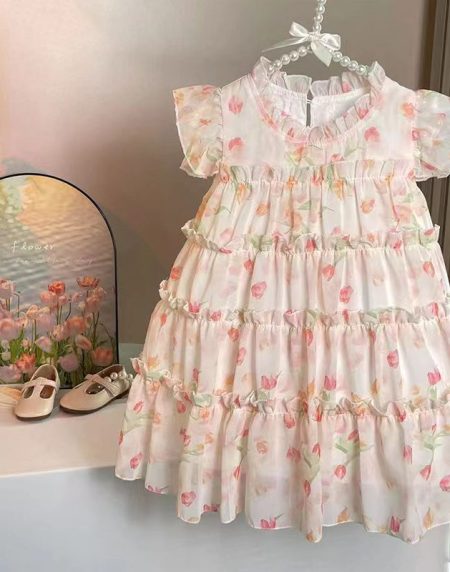 Layered Floral Dress