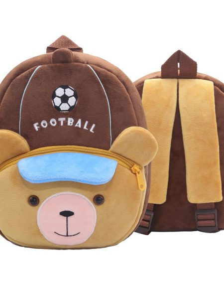 School Bag Brown Panda 26 cm