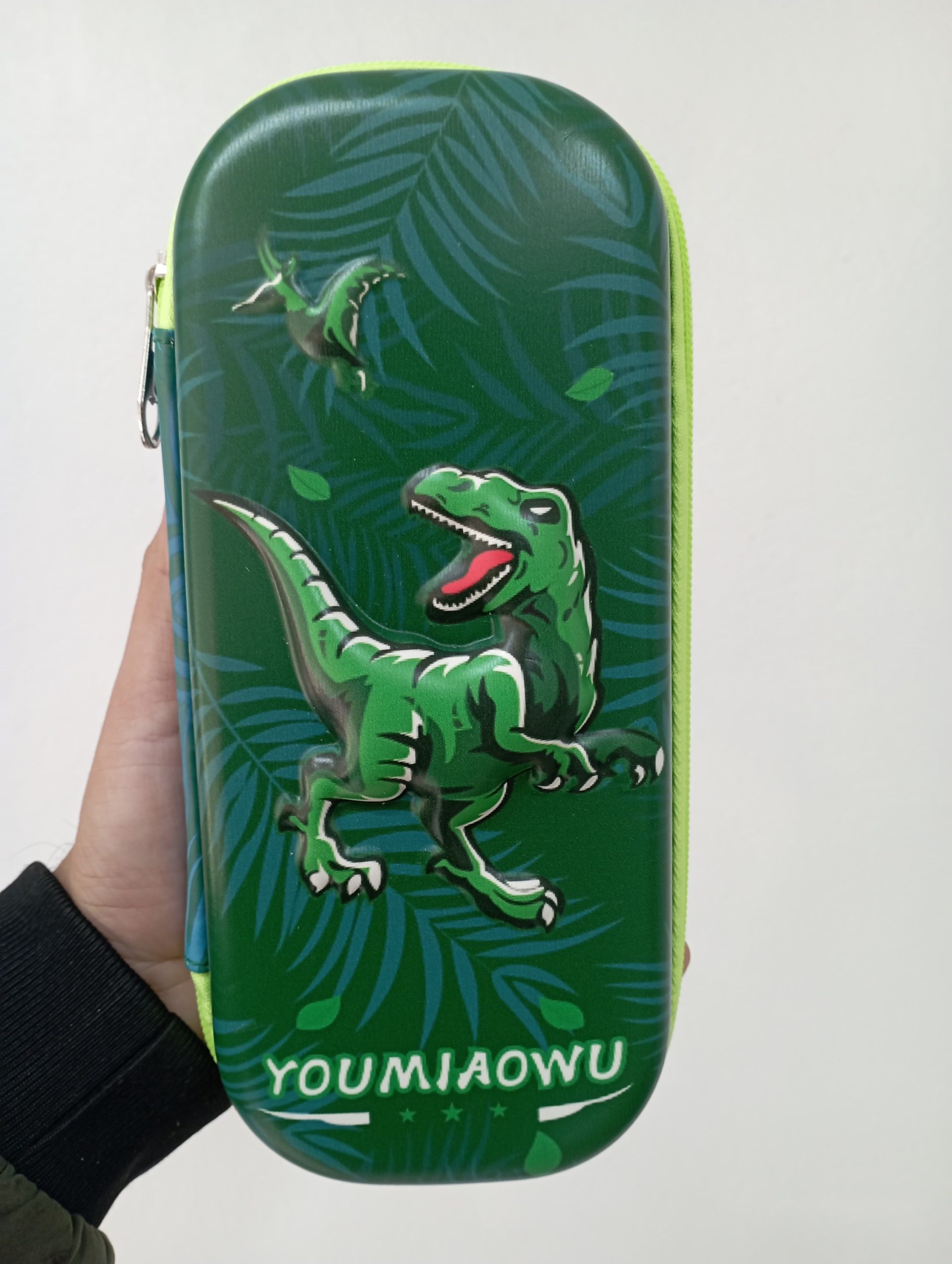 Dinosaur Pencil Box Green