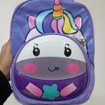 Purple School Bag C 29 cm