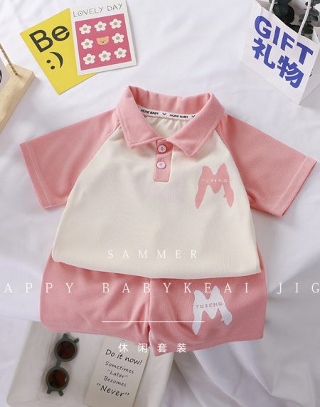 Pink Polo Set